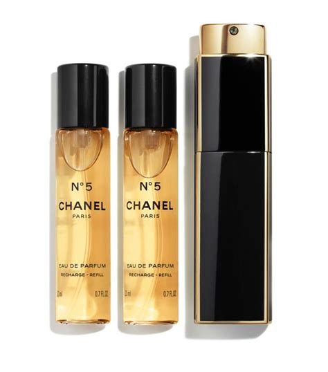 chanel handbag spray no 5|CHANEL No5 Eau de Toilette Purse Spray 3x20ml .